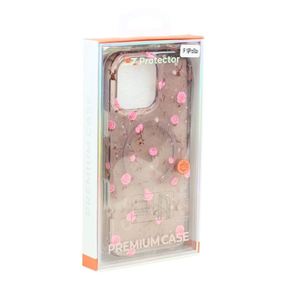 Slim Vibrant Flower Design Phone Case with MagSafe Charging & Edge-to-Edge Pattern for Apple iPhone 16 Pro Max