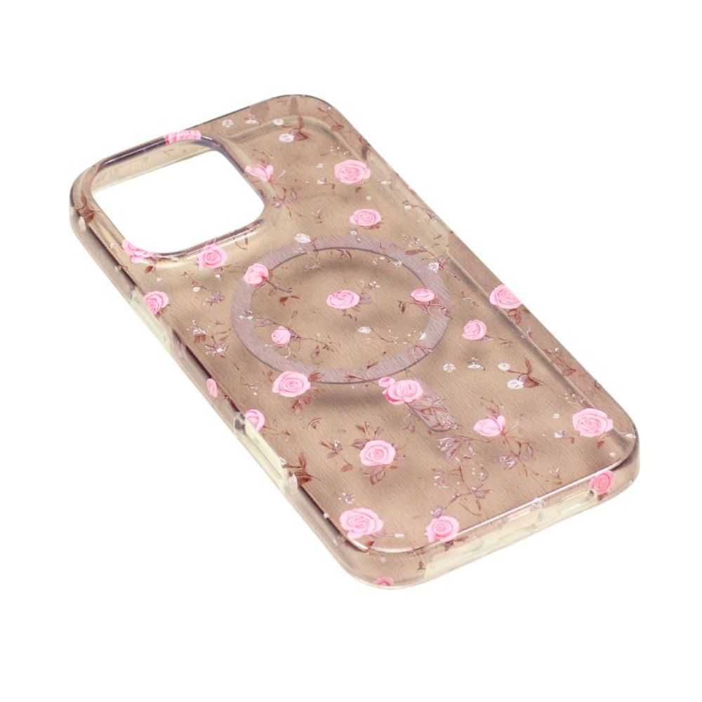 Slim Vibrant Flower Design Phone Case with MagSafe Charging & Edge-to-Edge Pattern for Apple iPhone 16 Pro Max
