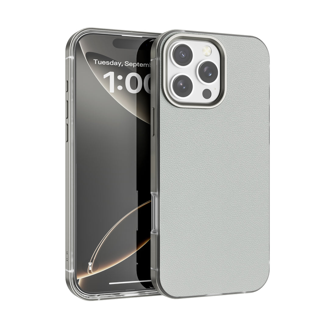 Slim Elegant Luxury PU Leather Shockproof MagSafe Protection Phone Case for Apple iPhone 16 Pro Max