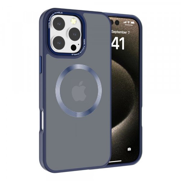 Magnetic MagSafe Armor Case with Stainless Steel Protection for Enhanced Durability and Sleek Design for iPhone 16 Pro