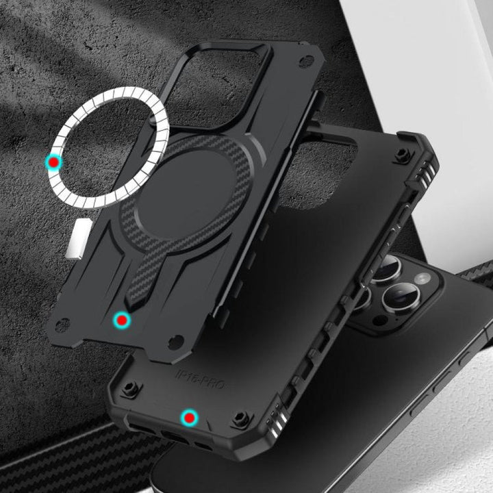 Full Body Super MagSafe Military Grade Protection Heavy Duty Shockproof Case for Apple iPhone 16 Pro