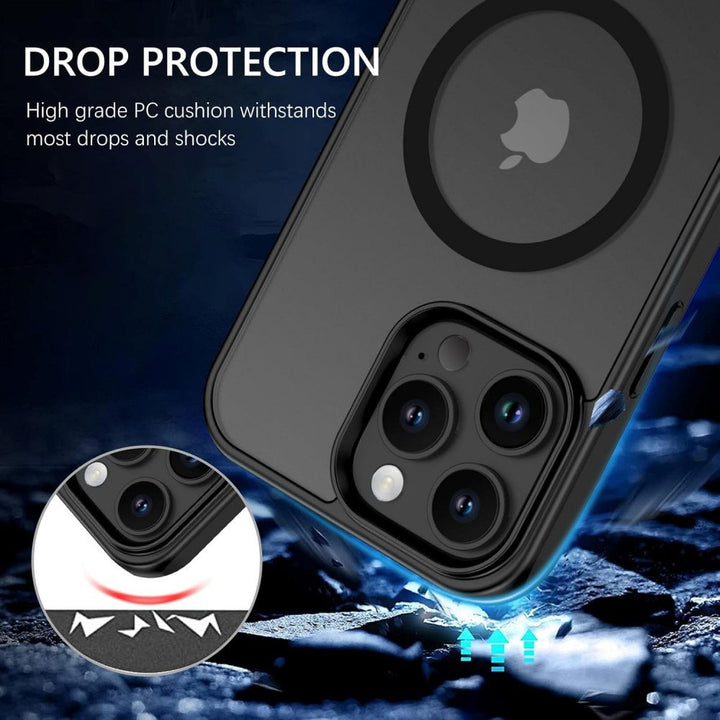 Slim Shockproof Magnetic Case with Invisible Kickstand for iPhone 16 Pro Max