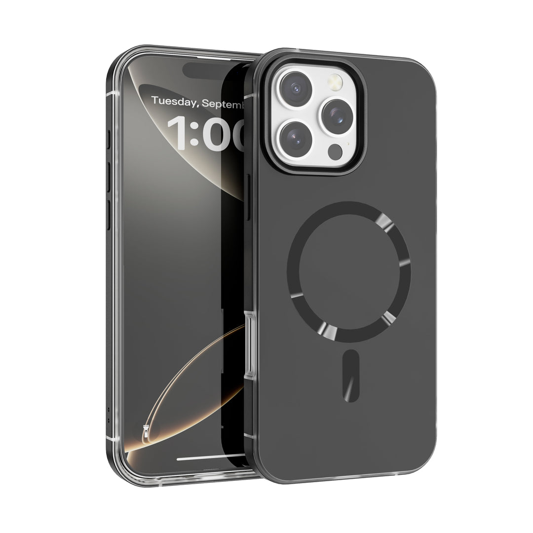 Slim Matte Metallic MagSafe Phone Case with Magnetic Ring, Shock Absorption & Ultra-Slim Design for Apple iPhone 16 Pro Max