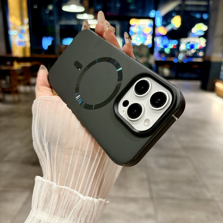 Slim Matte Metallic MagSafe Phone Case with Magnetic Ring, Shock Absorption & Ultra-Slim Design for Apple iPhone 16 Pro Max
