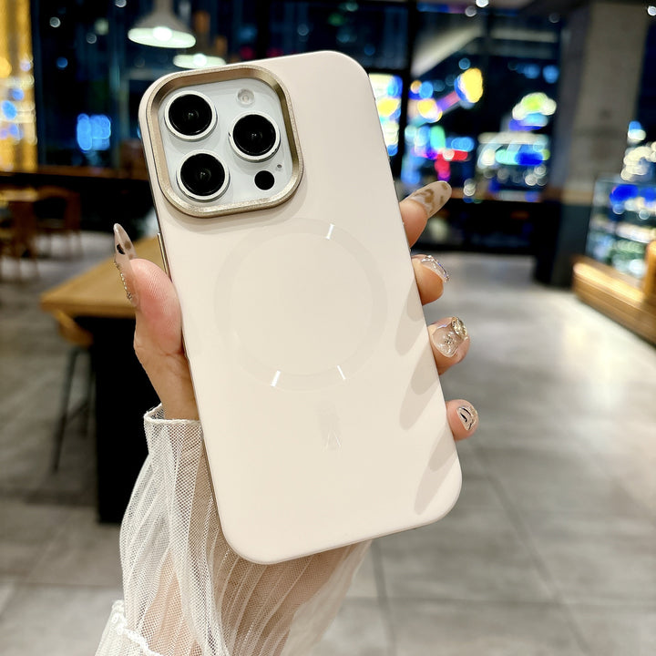 Slim Matte Metallic MagSafe Phone Case with Magnetic Ring, Shock Absorption & Ultra-Slim Design for Apple iPhone 16 Pro Max