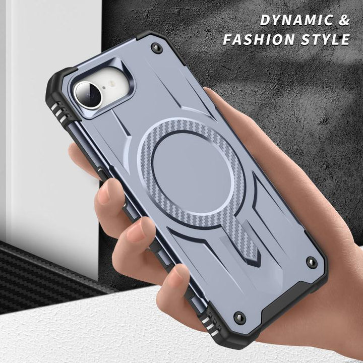 Full Body Super MagSafe Military Grade Protection Heavy Duty Shockproof Case with Kickstand for Apple iPhone 16e