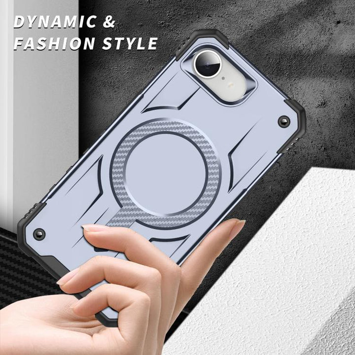 Full Body Super MagSafe Military Grade Protection Heavy Duty Shockproof Case with Kickstand for Apple iPhone 16e