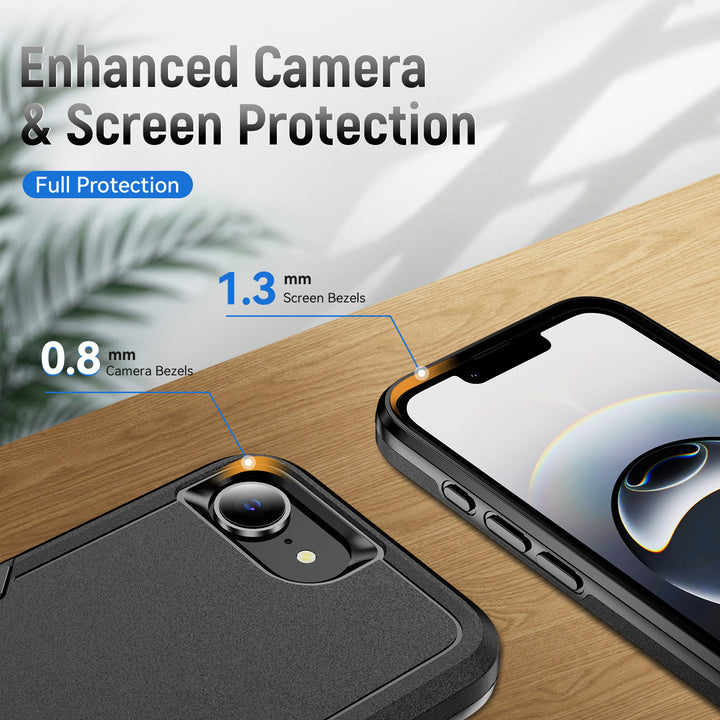 Heavy Duty Strong Armor Hybrid Trailblazer Case Cover, Shockproof, Full Body Protective, Wireless Charging - Apple iPhone 16e