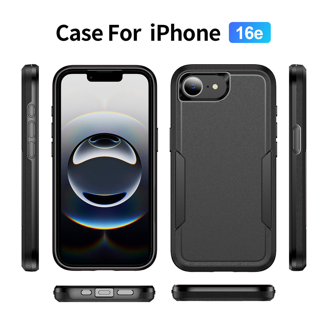 Heavy Duty Strong Armor Hybrid Trailblazer Case Cover, Shockproof, Full Body Protective, Wireless Charging - Apple iPhone 16e