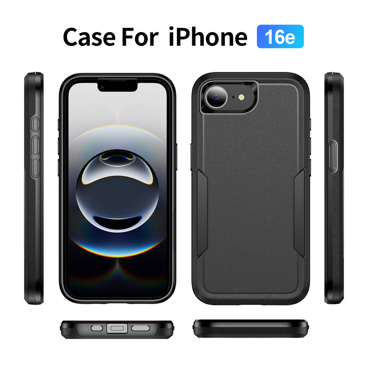 Heavy Duty Strong Armor Hybrid Trailblazer Case Cover, Shockproof, Full Body Protective, Wireless Charging - Apple iPhone 16e