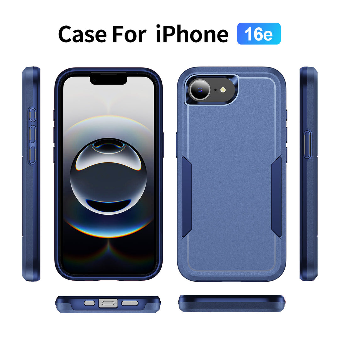 Heavy Duty Strong Armor Hybrid Trailblazer Case Cover, Shockproof, Full Body Protective, Wireless Charging - Apple iPhone 16e