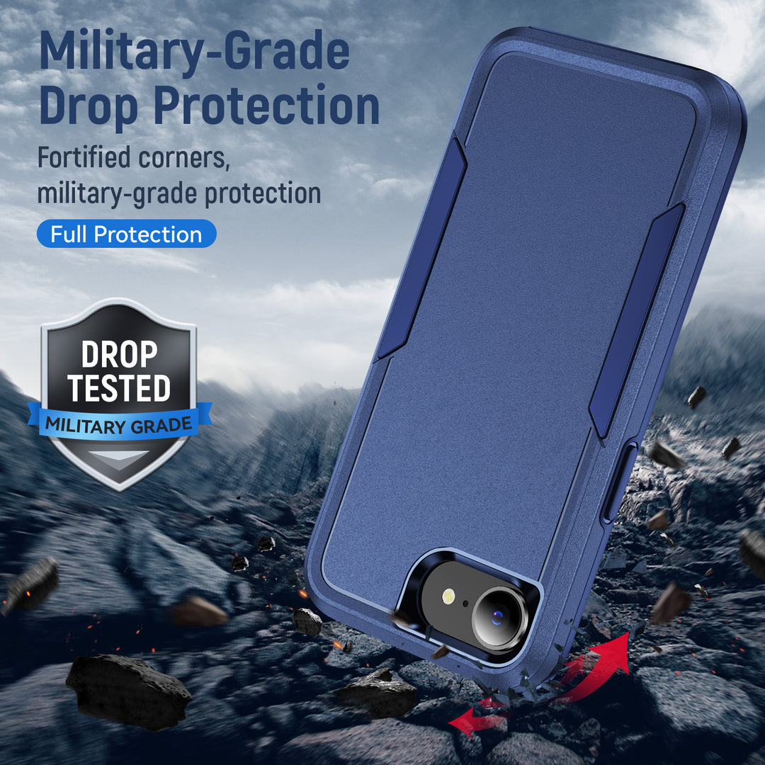 Heavy Duty Strong Armor Hybrid Trailblazer Case Cover, Shockproof, Full Body Protective, Wireless Charging - Apple iPhone 16e