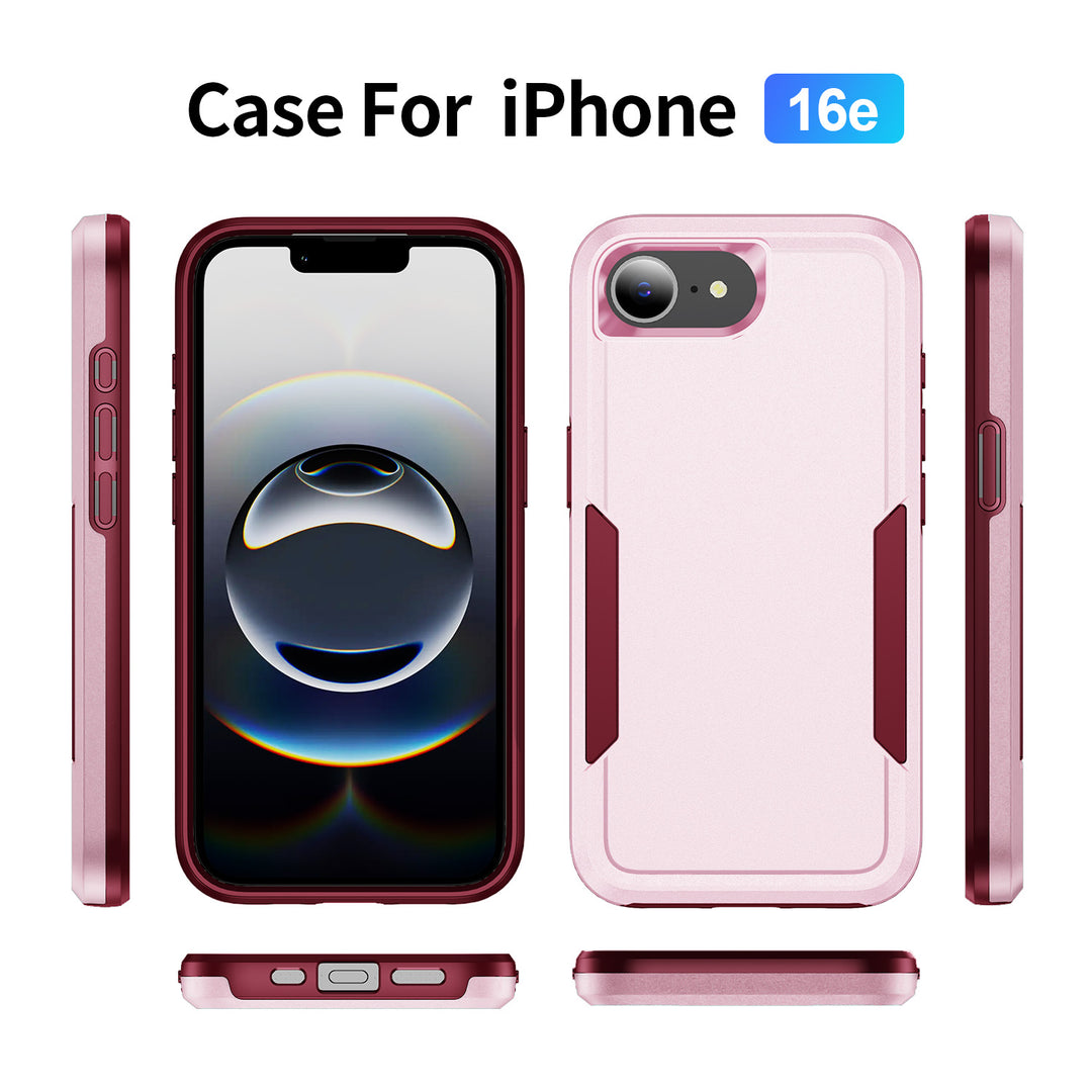 Heavy Duty Strong Armor Hybrid Trailblazer Case Cover, Shockproof, Full Body Protective, Wireless Charging - Apple iPhone 16e