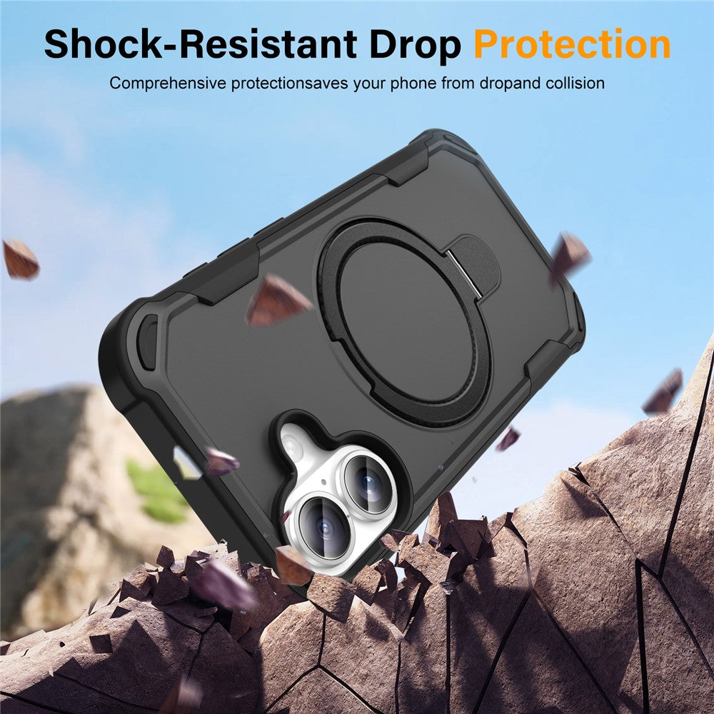 Strong Grip Shockproof MagSafe Kickstand Case, Anti-Scratch Protection & Secure Grip for Apple iPhone 17 – Enhanced Drop Defense