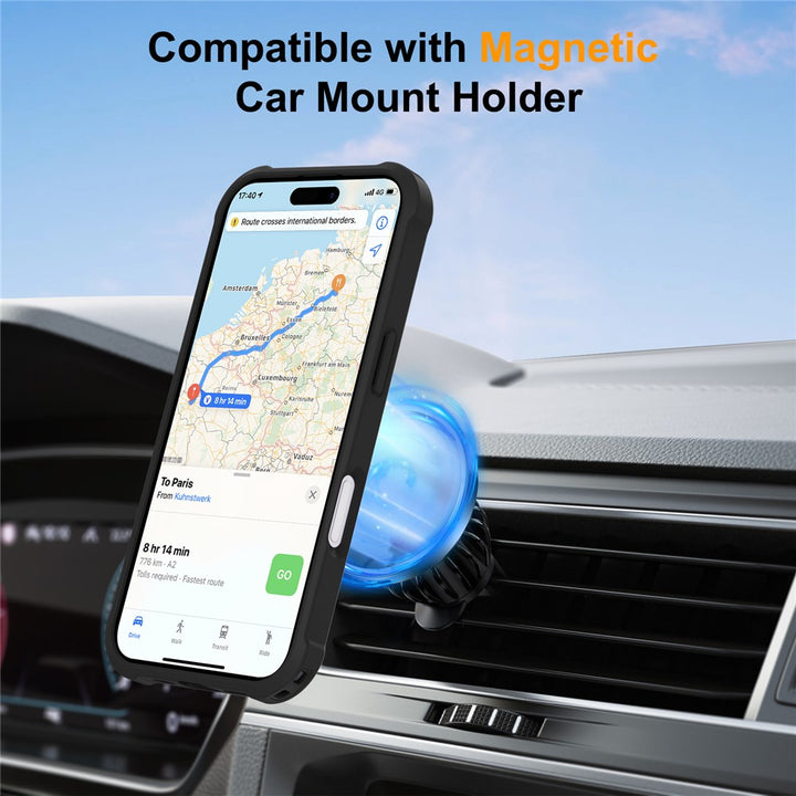 Strong Grip Shockproof MagSafe Kickstand Case, Anti-Scratch Protection & Secure Grip for Apple iPhone 17 – Enhanced Drop Defense