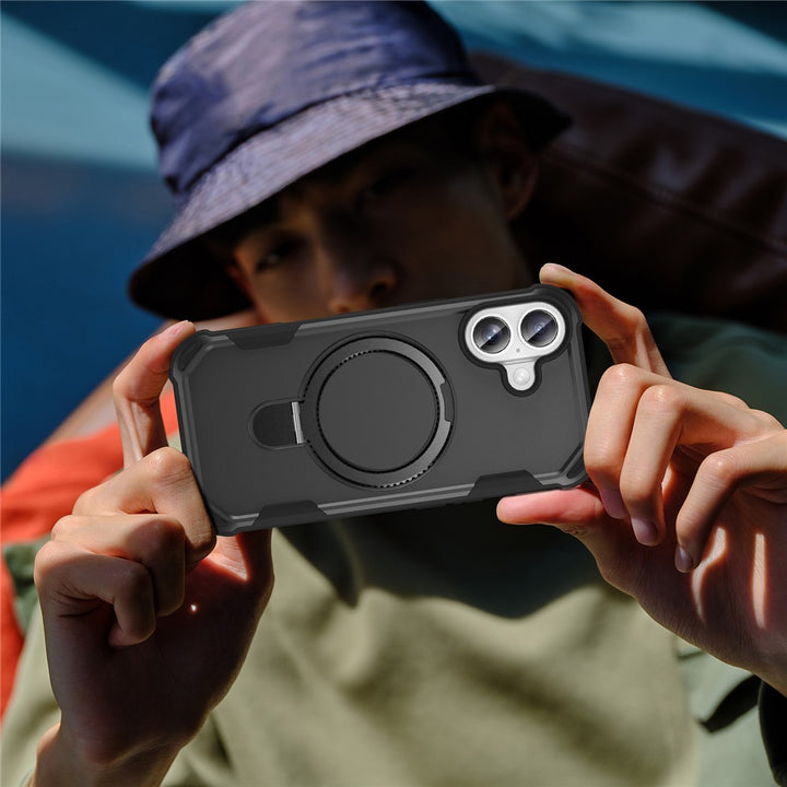 Strong Grip Shockproof MagSafe Kickstand Case, Anti-Scratch Protection & Secure Grip for Apple iPhone 17 – Enhanced Drop Defense