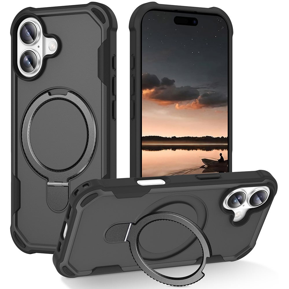 Strong Grip Shockproof MagSafe Kickstand Case, Anti-Scratch Protection & Secure Grip for Apple iPhone 17 – Enhanced Drop Defense