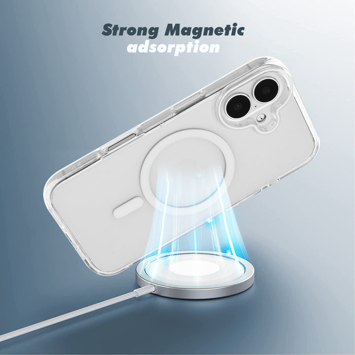 Magnetic Magsafe Glitter Ring Kickstand Gradient Design Phone Case, Drop Protection, Slim Profile for Apple iPhone 17