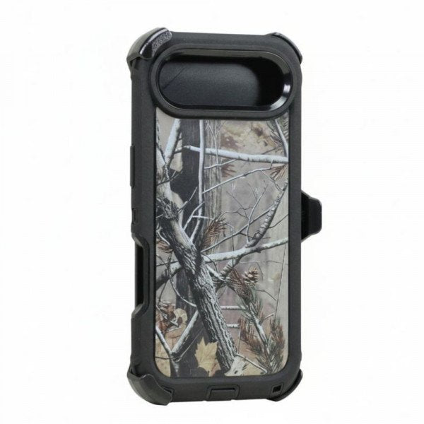 Premium Camo Heavy Duty Shockproof Protection Dual-Layer Rugged Defender Case with Belt Clip for Apple iPhone 17 Air