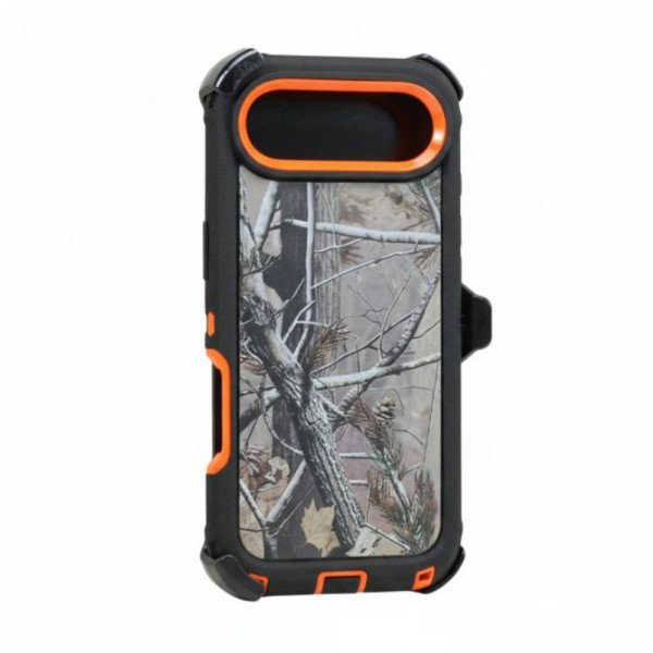 Premium Camo Heavy Duty Shockproof Protection Dual-Layer Rugged Defender Case with Belt Clip for Apple iPhone 17 Air