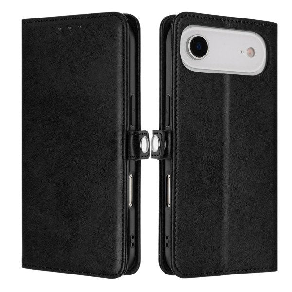 Wallet Phone Case with PU Leather, Card Holder Slot & Foldable Front Cover – Elegant Protection for Apple iPhone 17 Air