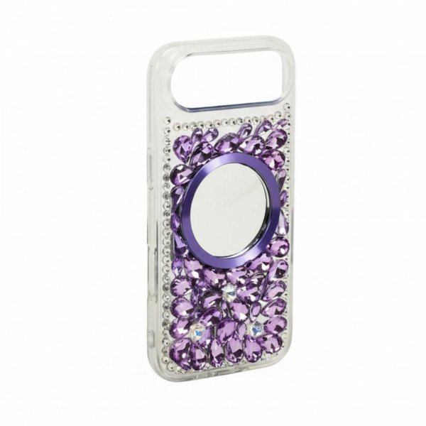 Wholesale Glitter Rhinestone Diamond Fashion Mirror Jewel Phone Case for Apple iPhone 17 Air