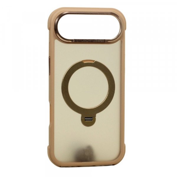 Translucent Matte Finish MagSafe Compatible Phone Case with 360 Rotating Magnetic Kickstand for Apple iPhone 17 Air