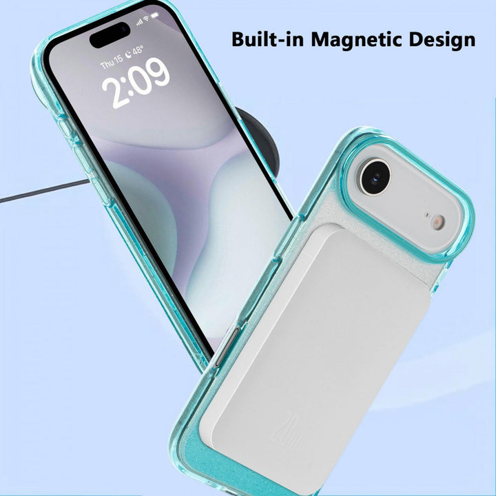 Shiny Gradient Transparent Phone Case with Clear Protective Design for Eye-Catching Style for Apple iPhone 17 Air