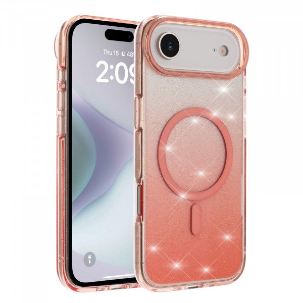 Shiny Gradient Transparent Phone Case with Clear Protective Design for Eye-Catching Style for Apple iPhone 17 Air