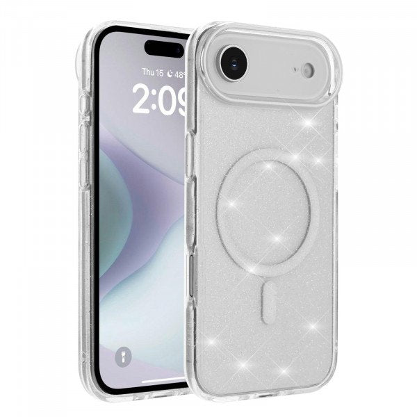 Shiny Gradient Transparent Phone Case with Clear Protective Design for Eye-Catching Style for Apple iPhone 17 Air