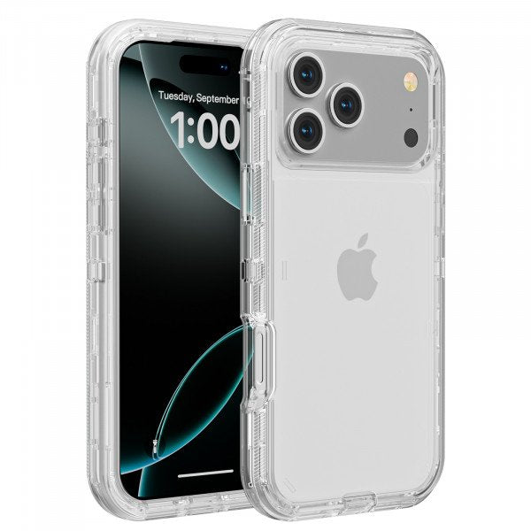 Heavy Duty Rugged Shockproof Full Body Protection Defender Case for Apple iPhone 17 Pro