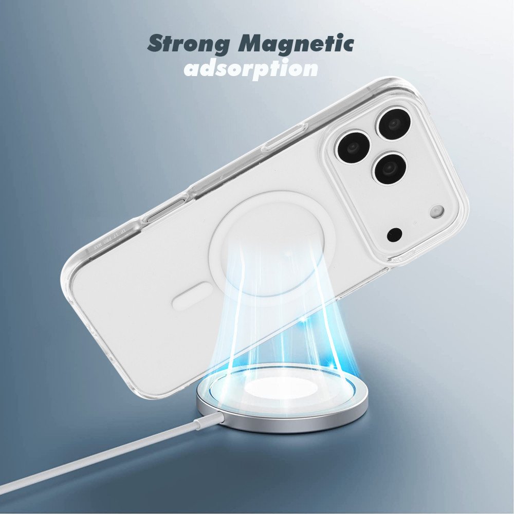 Clear Shockproof Anti-Scratch Protection Magsafe Compatible Phone Case for Apple iPhone 17 Pro Max