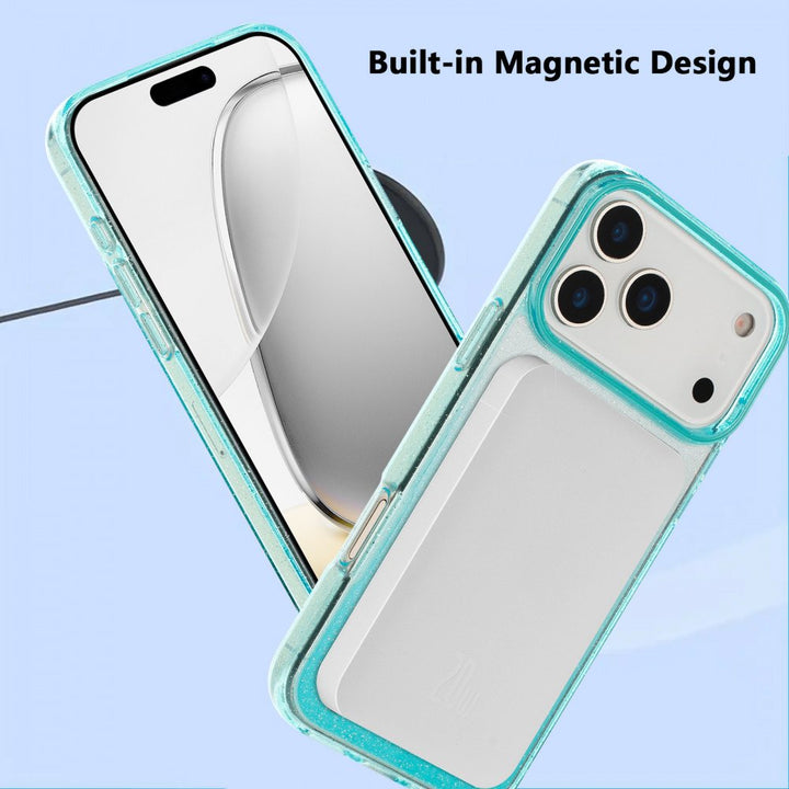 Shiny Gradient Transparent Phone Case with Clear Protective Design for Eye-Catching Style for Apple iPhone 17 Pro