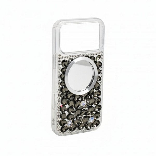 Glitter Rhinestone Diamond Fashion Mirror Jewel Phone Case for Apple iPhone 17 Pro