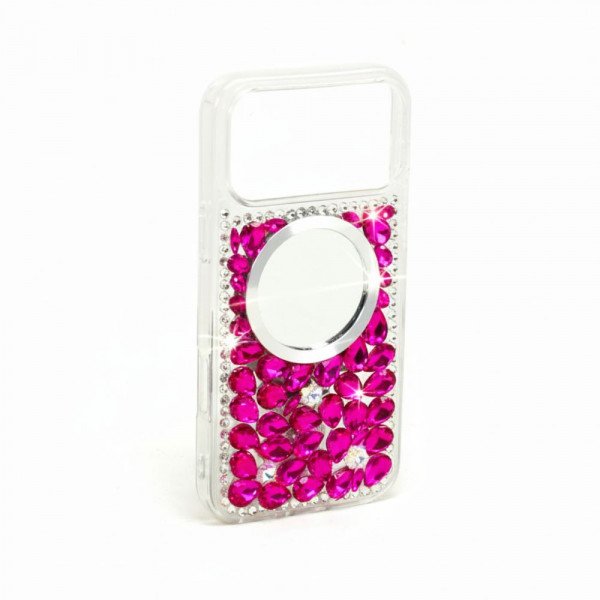 Glitter Rhinestone Diamond Fashion Mirror Jewel Phone Case for Apple iPhone 17 Pro