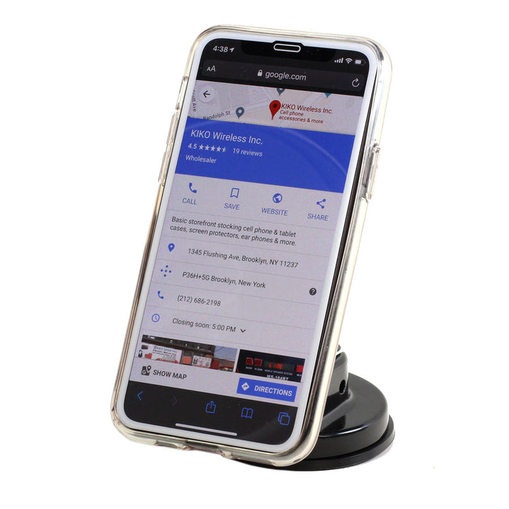 Magnetic Windshield and Dashboard Car Mount Holder Phone Stand Secure 360° Rotation Mount