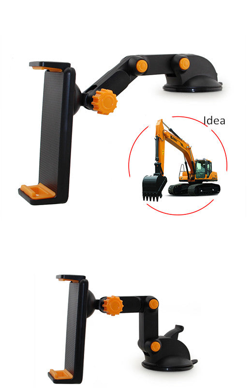 Clip Long Neck Tablet Windshield and Dashboard Car Mount Holder Stand