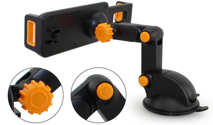 Clip Long Neck Tablet Windshield and Dashboard Car Mount Holder Stand