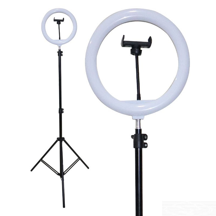10 Inch Selfie Ring Light with 76 Inch Tripod Stand & Universal Cell Phone Holder for Live Stream, Makeup, Video