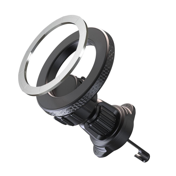 Magnetic MagSafe Air Vent Car Mount - Secure Hands-Free Phone Holder, 360° Rotation, Easy Install with MagSafe Built-In