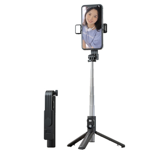 Professional Selfie Stick Tripod with LED Fill Light, Wireless Remote & 40" Extendable Stand