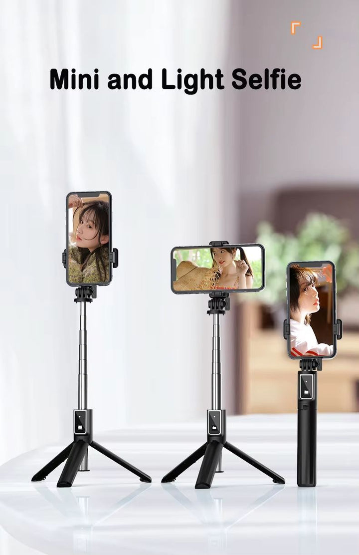 Professional Selfie Stick Tripod with Wireless Remote Control, 3.3ft Extendable, Universal Phone Holder, Adjustable Angles