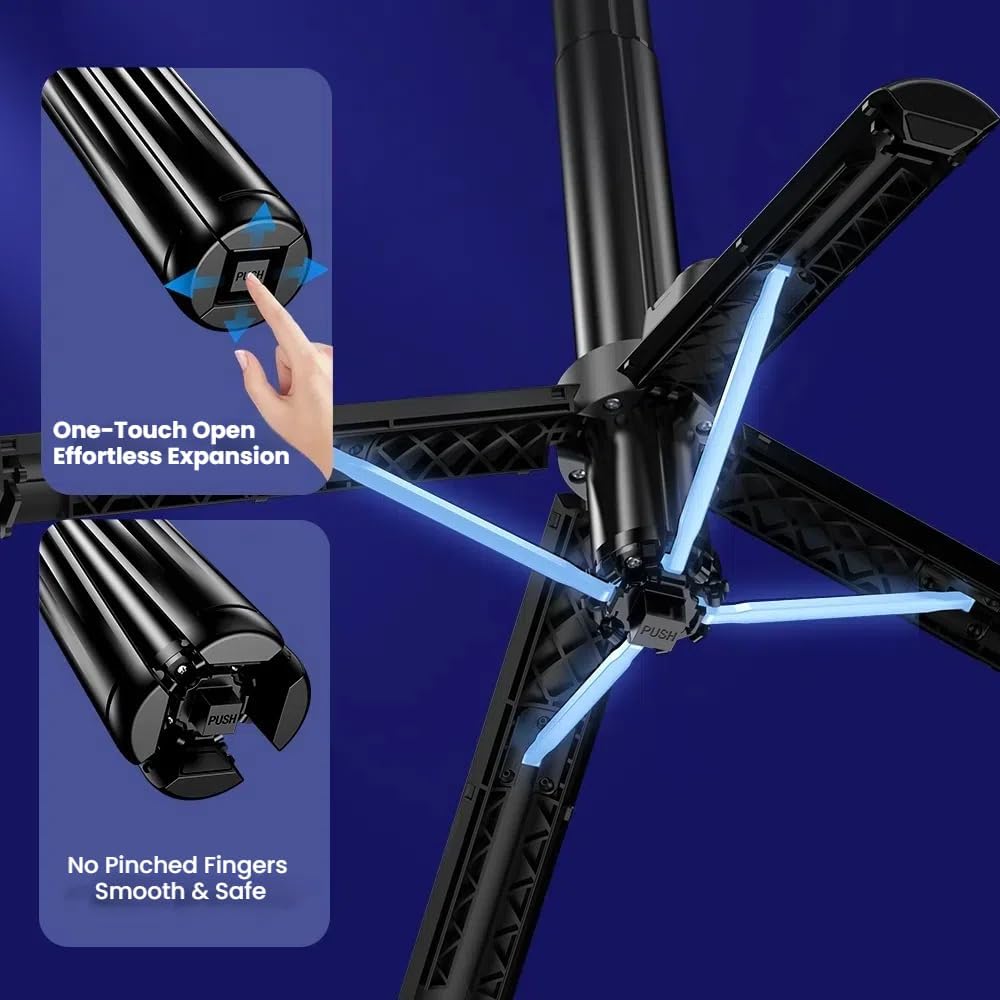 Professional Selfie Stick Tripod with LED Fill Light, 360° Rotation, Wireless Remote, Stabilizer Stand
