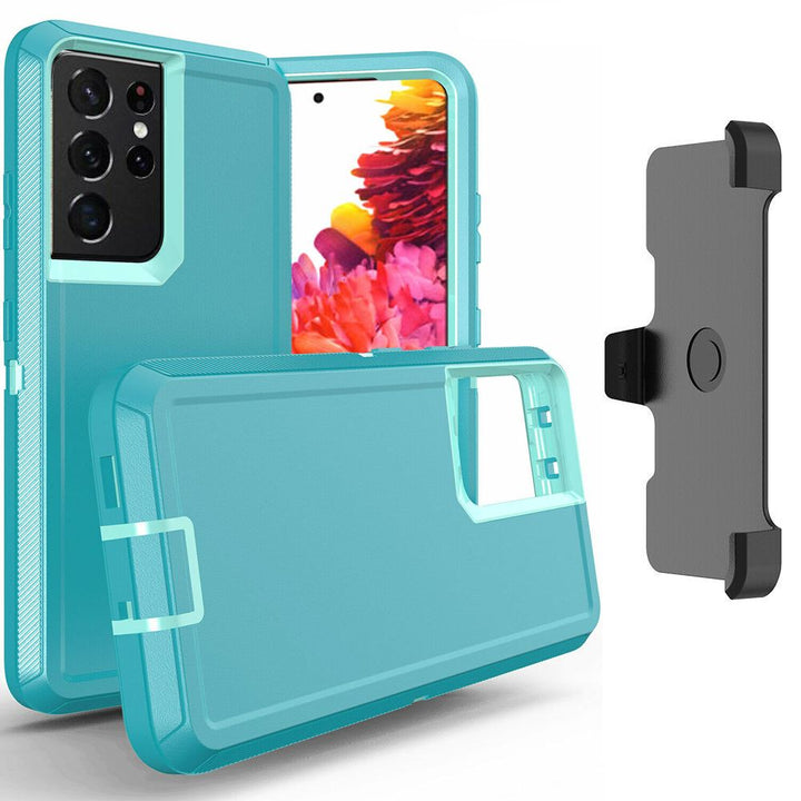 Heavy Duty Armor Robot Case with Clip & Shockproof Protection for Samsung Galaxy S25 Plus 5G – Rugged Defender Case – Samsung Galaxy S25 Plus 5G
