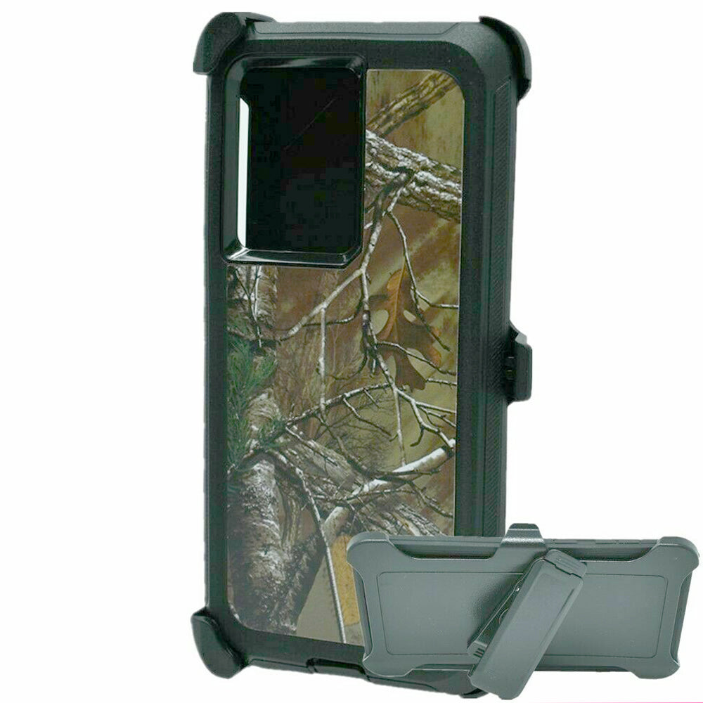 Premium Camo Heavy Duty Case with Belt Clip, Shockproof Protection, Military Grade, Samsung Galaxy S25 Plus 5G Compatible