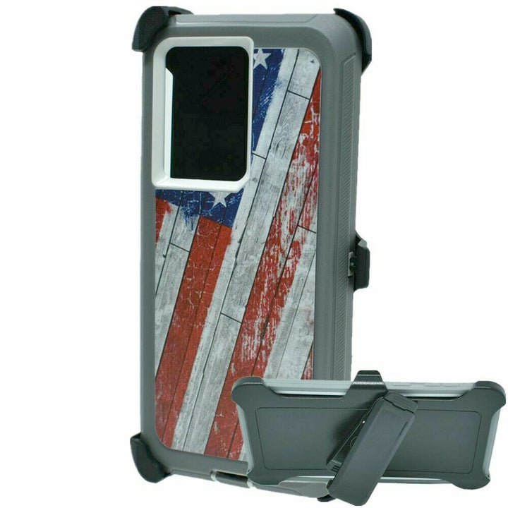 Premium Camo Heavy Duty Case with Belt Clip, Shockproof Protection, Military Grade, Samsung Galaxy S25 Plus 5G Compatible