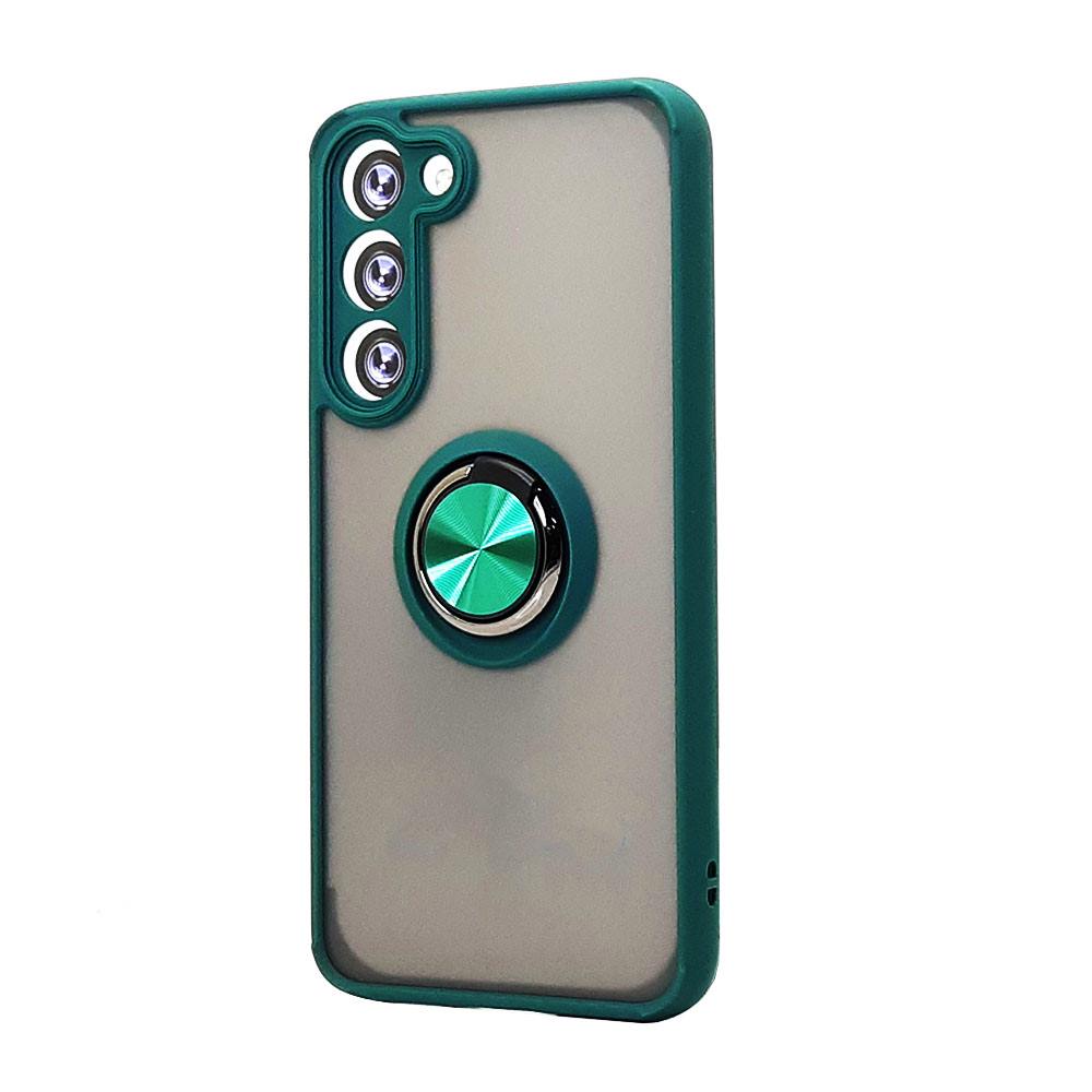 Tuff Slim Armor Hybrid Ring Stand Case with Kickstand & Shockproof Protection for Samsung Galaxy S25 Plus 5G