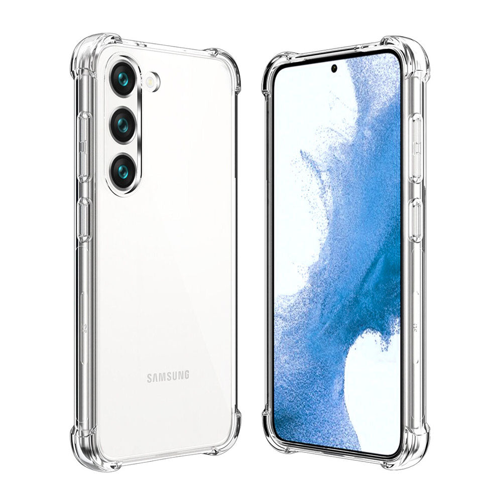 Clear Armor Hybrid Transparent Case with Shockproof TPU Air Cushions & Blue-Ray Tech for Samsung Galaxy S25 Plus 5G