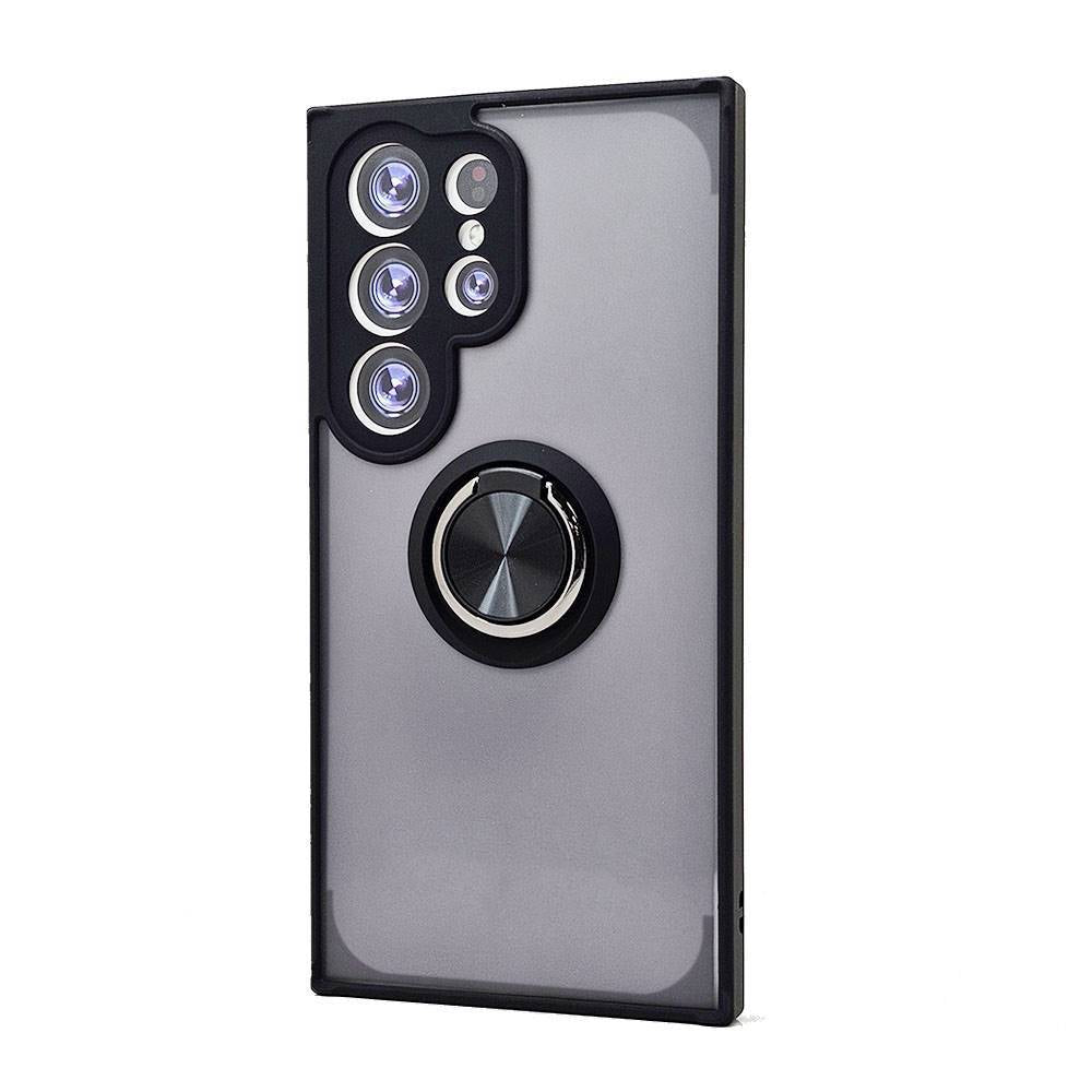 Tuff Slim Armor Hybrid Ring Stand Protective Case with Kickstand & Dual Layer Protection for Samsung Galaxy S25 Ultra 5G