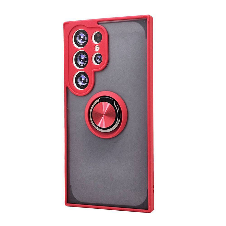 Tuff Slim Armor Hybrid Ring Stand Protective Case with Kickstand & Dual Layer Protection for Samsung Galaxy S25 Ultra 5G